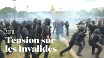 Soignants : des échauffourées surviennent en marge de la manifestation à Paris