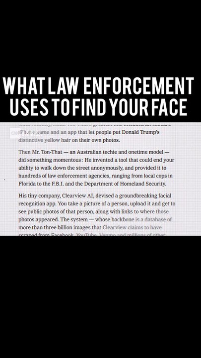 WHAT LAW ENFORCEMENT USES FOR FACIAL RECOGNITION