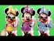 Minnie Mouse Wooden Magnetic Dress-up Dolls BowTique Muñecas Magnéticas de Madera para vestir