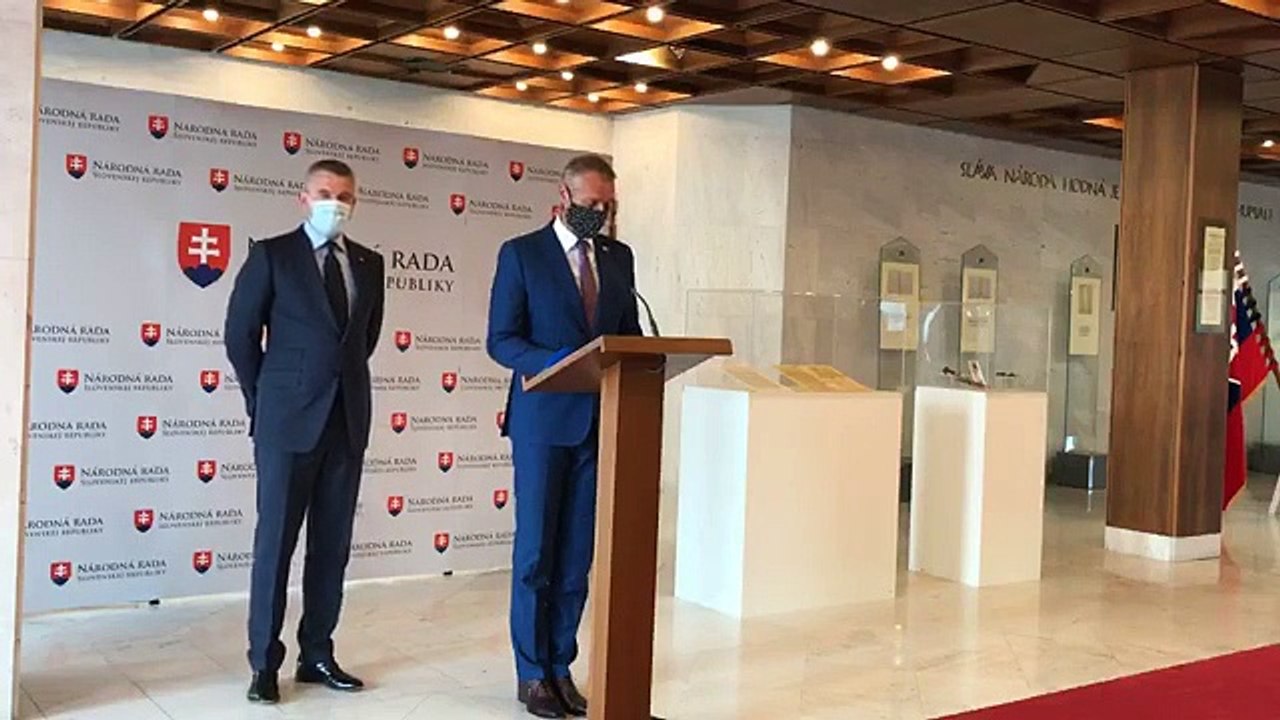 ZÁZNAM: Brífing podpredsedu NR SR P. Pellegriniho