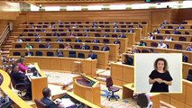 Intervención de Pedro Sánchez en el Senado, sobre Navarra