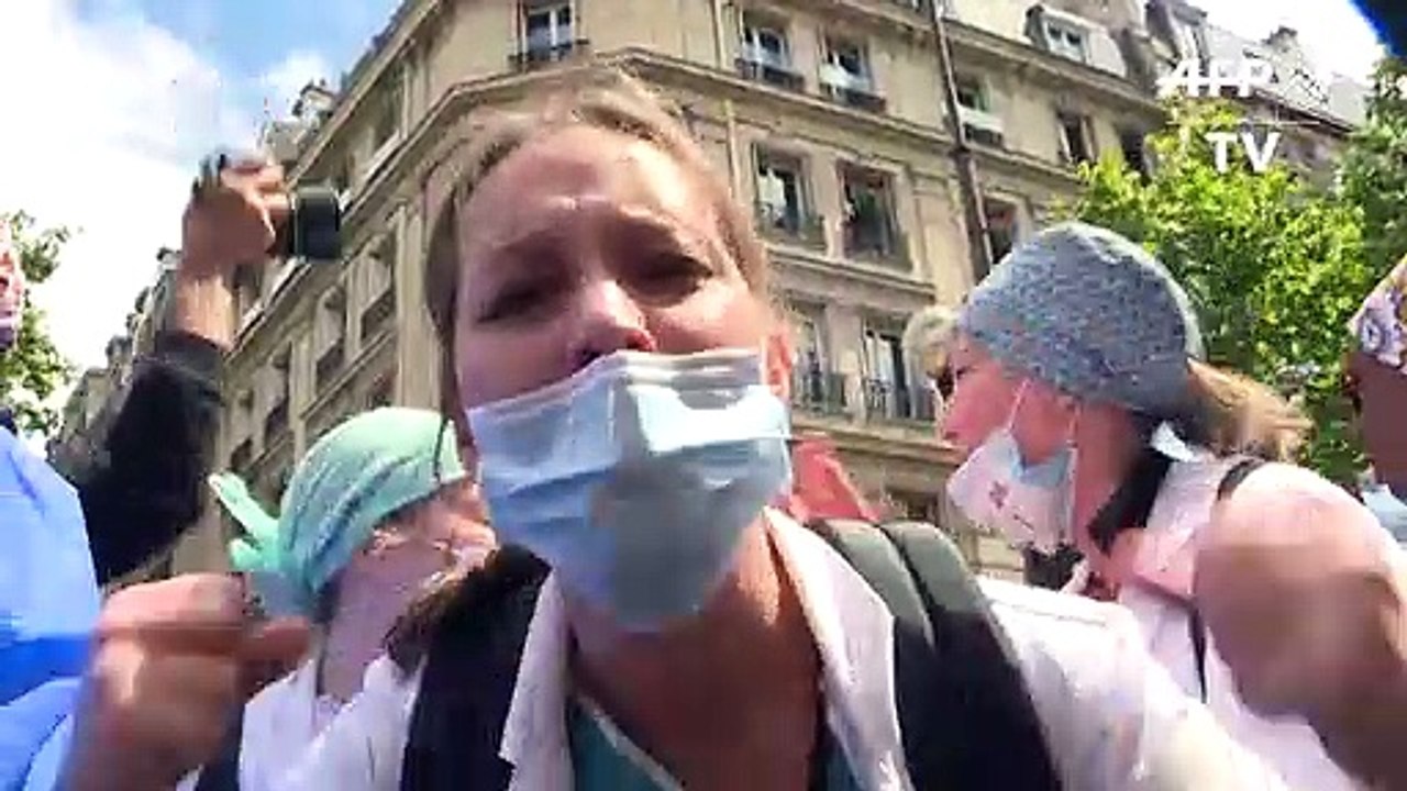 'We saw people die because we didn't have enough material,' say angry nurses in Paris