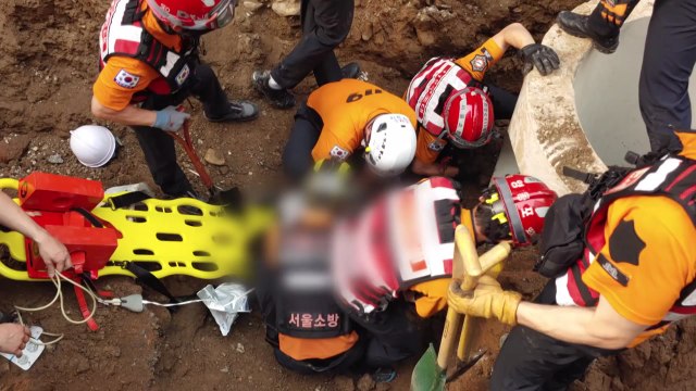 서울 문래동 하수관 공사 중 흙 무너져...40대 작업자 사망 / YTN