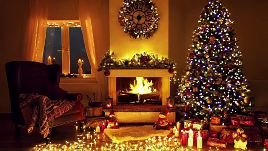 Relaxing Christmas Fireplace - Relaxing Zen Nature Sounds, Soothing sounds , Peaceful Ambiance For Meditation , Deep Sleep , Insomnia , Relaxation , Destress , Spa , Yoga , Study , Mindfulness.
