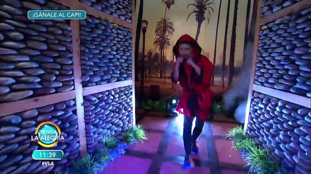 René Ortiz llegó a la pista de VLA para arrebatar el trono en 'Gánale al Capi'. | Venga La Alegría