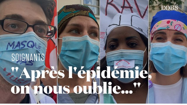 Quoi qu'il en coûte : les soignants dans la rue pour rappeler Macron à ses promesses après l'épidémie