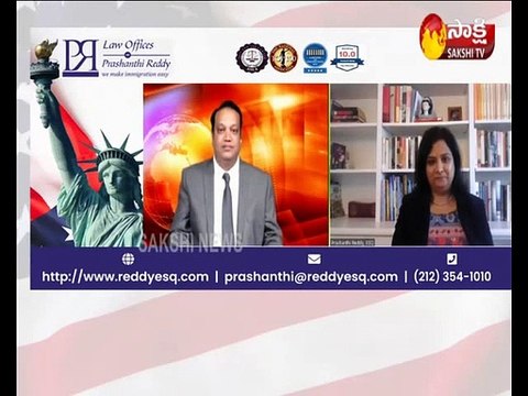 Immigration Talk Show |H1B, L1, J1 Possible Entry Ban (Rumours). What is reality? |Attorney Prashanthi Reddy | Sakshi TV |