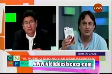 Cabildo 21F - Eduardo Gutierrez (pdte. SOS Bolivia) VS. Edgar Montano (diputado MAS) - QNMP