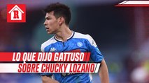 Gattuso habló sobre Chucky Lozano