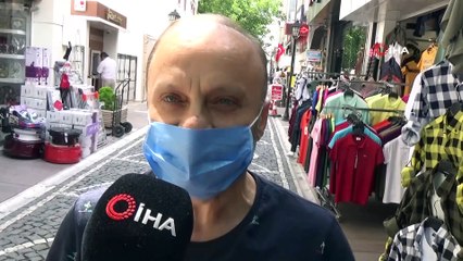 Vatandaşlar maskesiz sokağa çıkmıyor