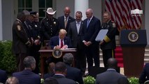 Trump reforma el protocolo policial con una orden ejecutiva