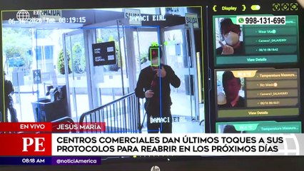 Primera Edición: Centros Comerciales dan últimos toques a sus protocolos para reabrir (HOY)