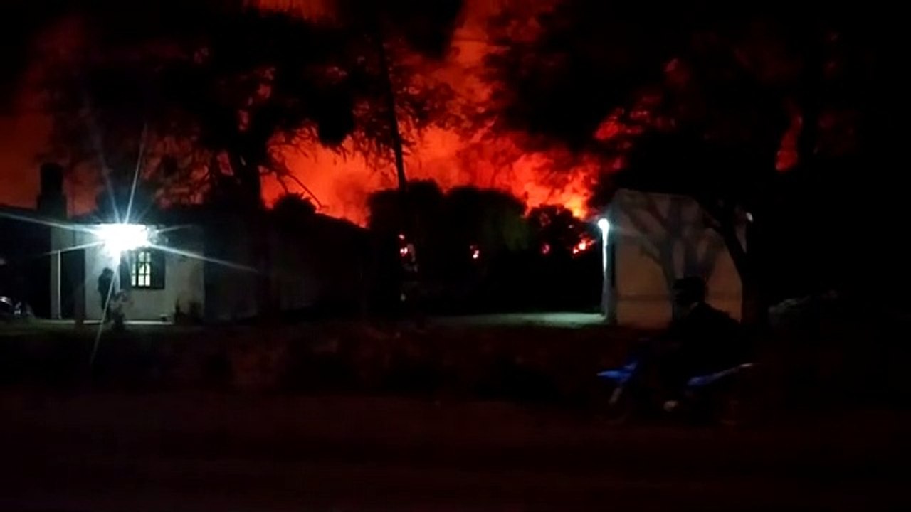 Incendio en Barranqueras