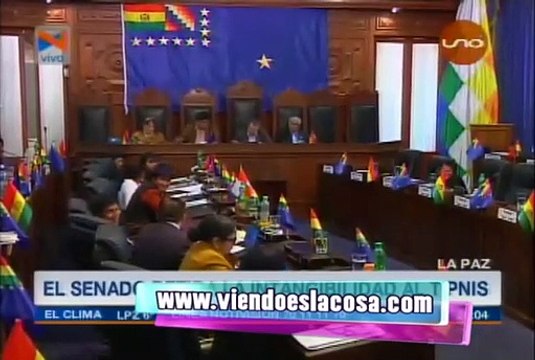 Un Senador le dice MAMON al presidente de Bolivia Evo Morales