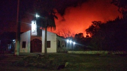 Se incendia una zona boscosa en Barranqueras