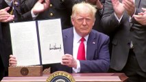 Trump signs police reform order to end 'patterns of failure'