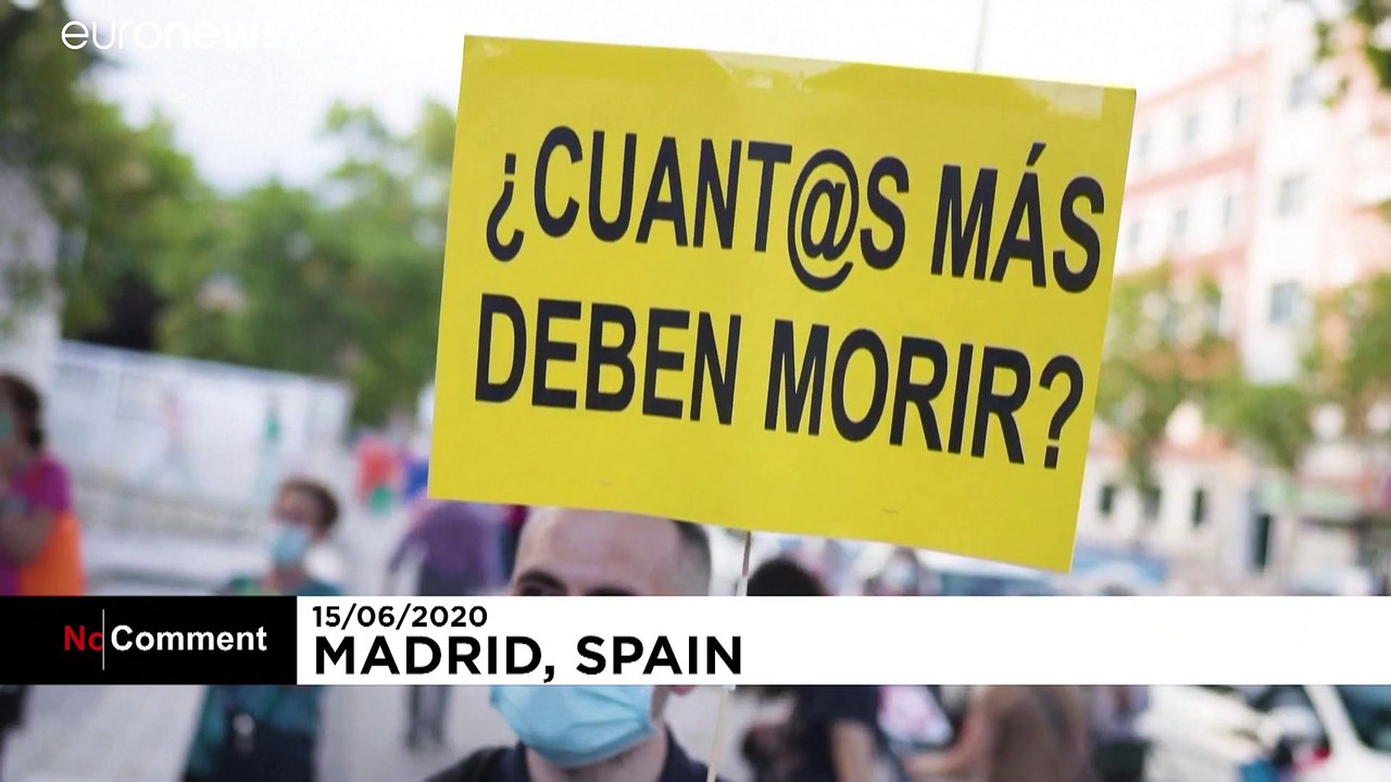 Madrid: Klinik-Personal protestiert für bessere Arbeitsbedingungen