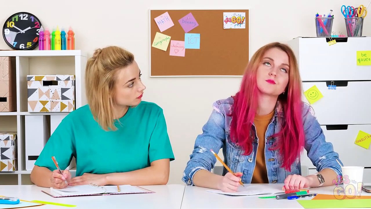 7 FUNNY DIY SCHOOL PRANKS || Easy Pranks For Back To School!