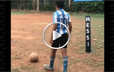 Imitador de Lionel Messi ¡Lo supera!
