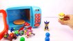 Learn Colors for Children- Paw Patrol Chase & Skye in Microwave Kitchen Appliance Toy