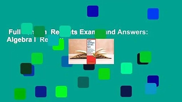 Full version Regents Exams and Answers: Algebra I Review