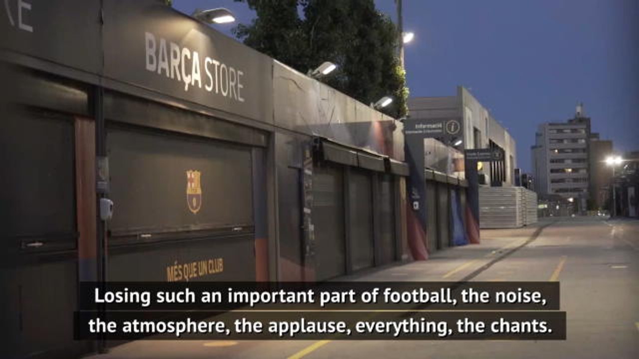 Camp Nou felt so different without fans - Barca coach Setien