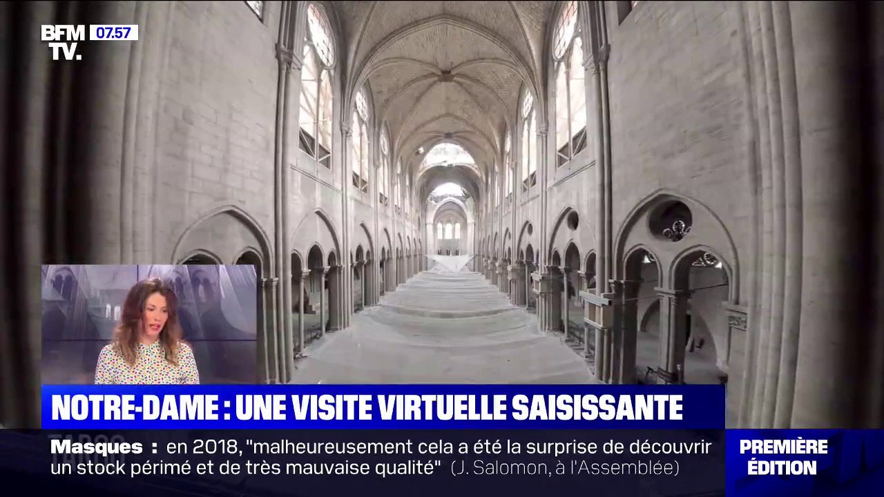 En attendant sa réouverture, vous pouvez désormais visiter Notre-Dame de  Paris en réalité virtuelle - Vidéo Dailymotion