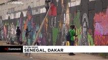 شاهد: جدارية سنغالية للتنديد بالعنصرية باسم 