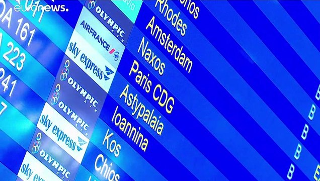 Grécia reabre principais aeroportos