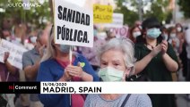 İspanyol hemşireler tıbbi malzeme eksikliğini protesto etti: İkinci dalgaya hazır değiliz