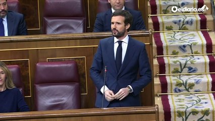 Casado, a Sánchez: "Nadie duda en todo el mundo que su gestión ha sido un gran fracaso"