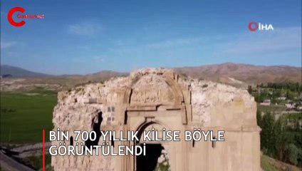 Bin 700 yıllık kilise, ilk kez gece fotoğraflandı