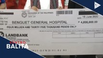 Benguet General Hospital, nakatanggap ng higit P4-M cash donation mula sa mga empleyado ng DSWD