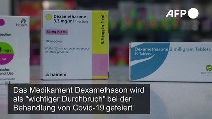 WHO: Dexamethason-Studie "Durchbruch" im Kampf gegen Covid-19