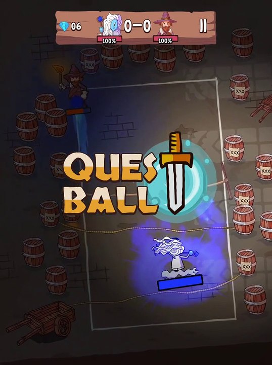 QuestBall trailer - fantasy tennis mobile game