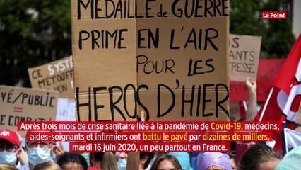 Soignants : des échauffourées ternissent les manifestations