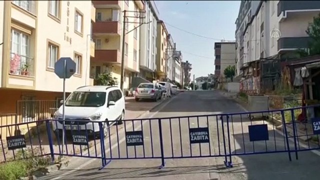 Çayırova ilçesinde bir sokak karantinaya alındı - KOCAELİ