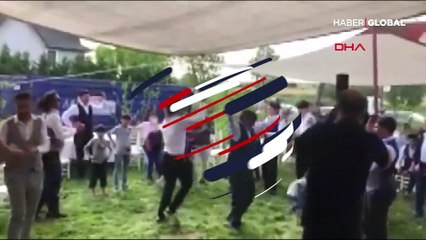 Bu kadar da olmaz! Bahçede düğün yapıp böyle eğlendiler