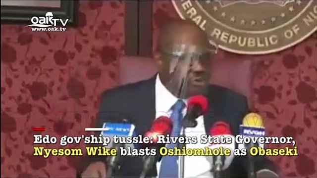 Edo elections: Wike blasts Oshiomhole as Obaseki resigns membership with APC