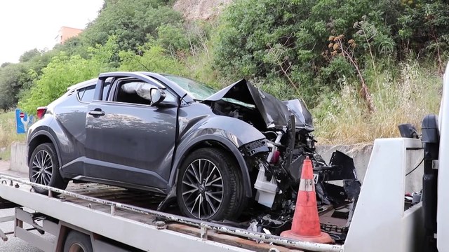 Otobüs ile çarpışan otomobilin sürücüsü hayatını kaybetti - SAMSUN