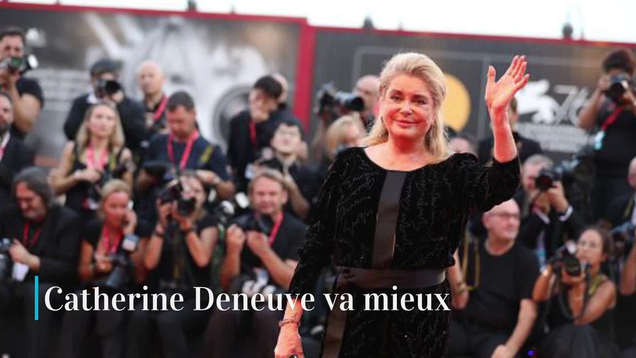 Catherine Deneuve va mieux: l'actrice se dit "parfaitement remise" de son AVC