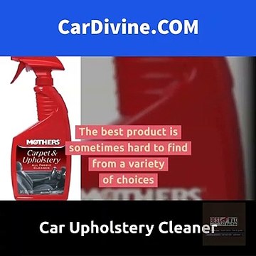 Best Car Upholstery Cleaners Reviews and Buying Guide