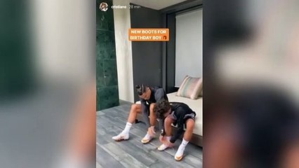 El regalo especial de Cristiano Ronaldo a su hijo mayor por su cumpleaños