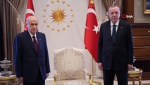 Cumhurbaşkanı Erdoğan, MHP Lideri Bahçeli’yi kabul etti