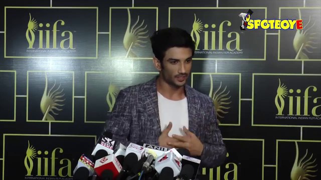 Sushant Singh Rajput Talks About Nepotism At IIFA Awards | SpotboyE