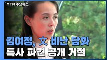 김여정, 文대통령 원색적 비난...특사 파견 공개 거절 / YTN