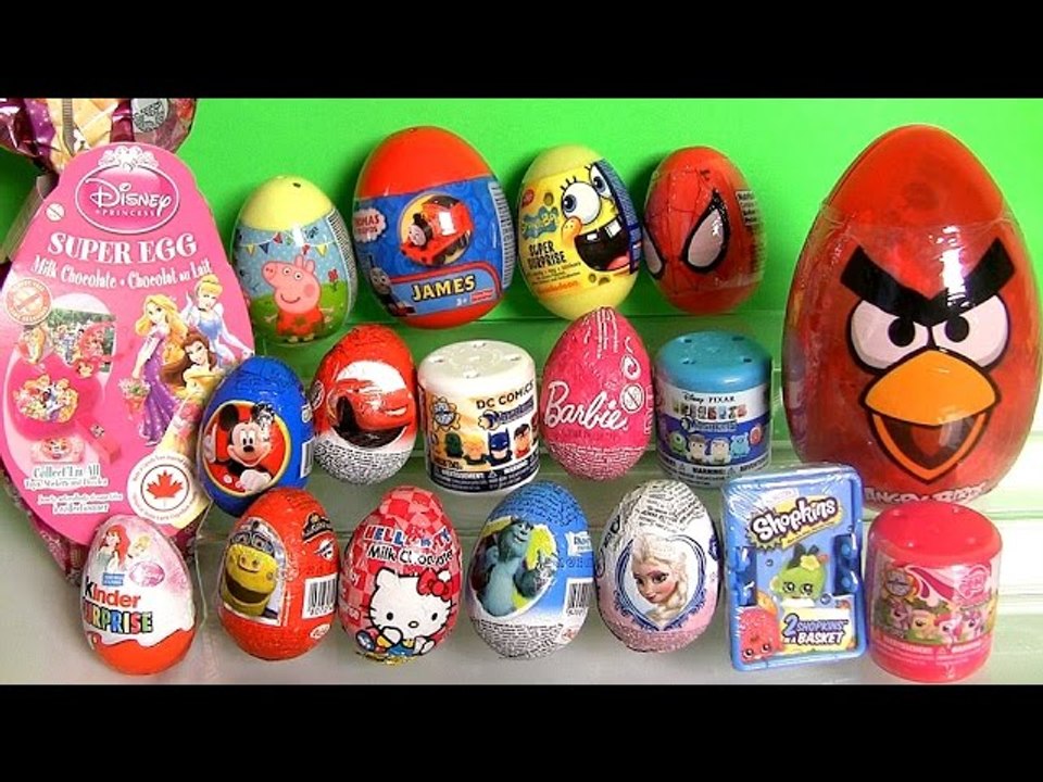 Shopkins Surprise Basket Peppa Pig Disney Frozen Elsa Princess Barbie