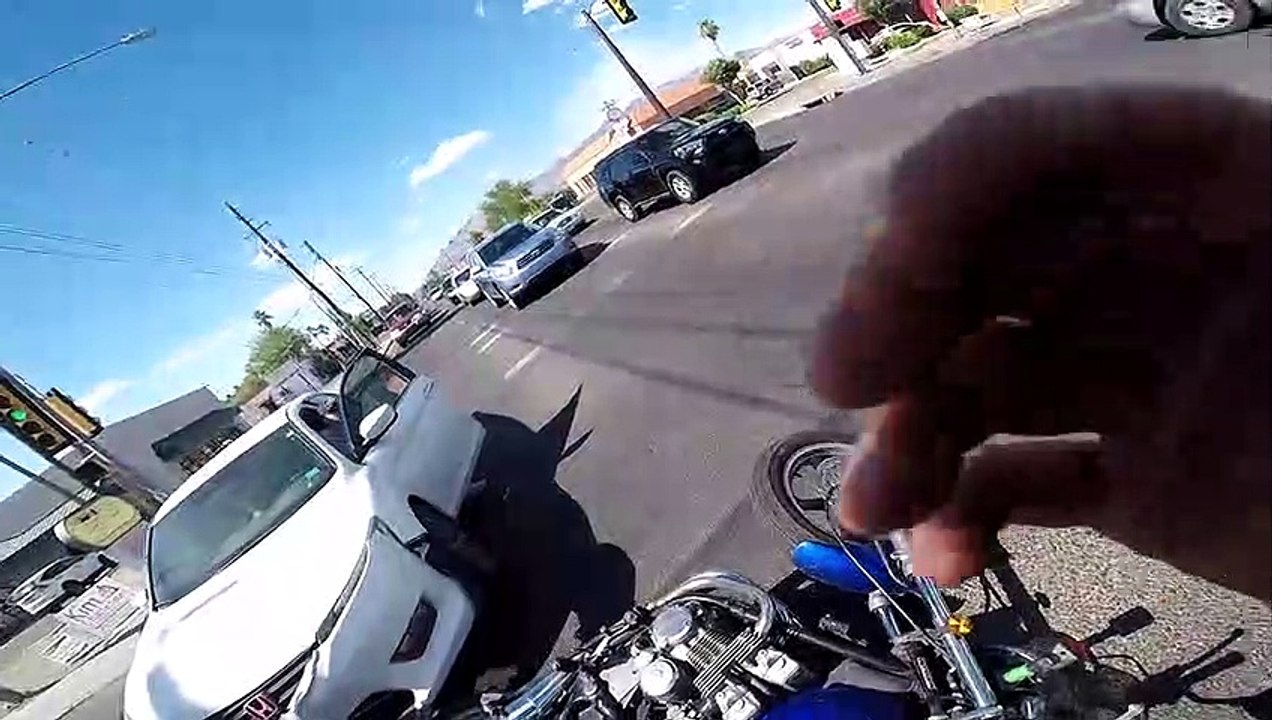 Motorcycle Gets Wrecked