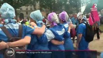 Extrait du JT de 20H sur France 2 sur les manifestations de soignants