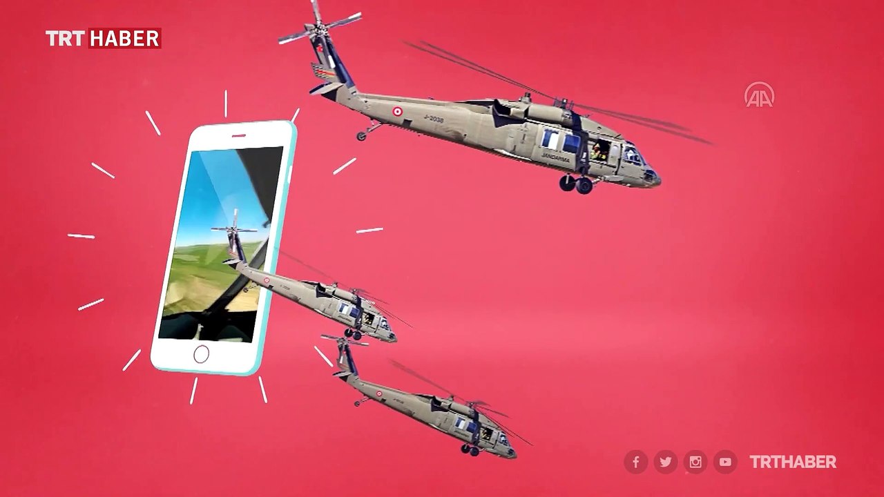 Jandarma helikopteriyle 360 derece sanal gezi deneyimi